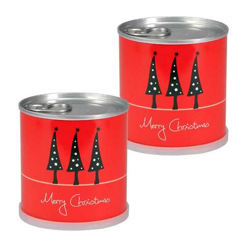 Weihnachtsbaum in der Blumendose | Merry Christmas Rot | Dein Anzuchtset | Tannenbaum Adventskalender Wichteln Nachhaltig