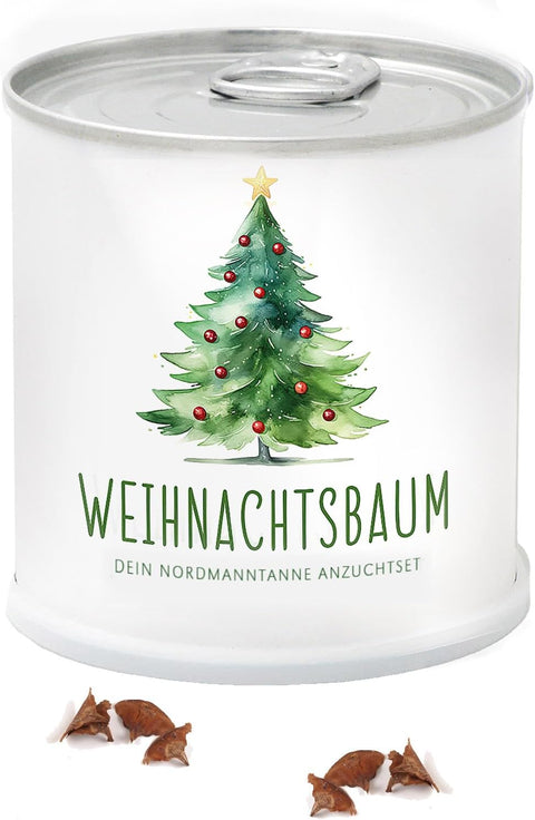 Dein MacFlowers Tannenbaum | Dein Tannenbaum Anzuchtset | Alles enthalten | 10 Samen | Nachhaltig Schenken | Geschenk für Frauen und Männer | Adventskalender Füllung Wichteln Nordmanntanne