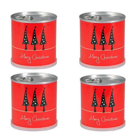 Weihnachtsbaum in der Blumendose | Merry Christmas Rot | Dein Anzuchtset | Tannenbaum Adventskalender Wichteln Nachhaltig